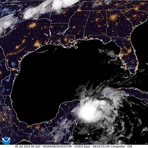 Satellite - Gulf of Mexico - Fr, 05 Jul, 07:16 BST
