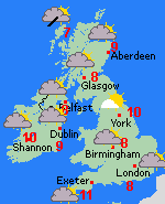 Forecast Wed Jan 19 United Kingdom