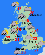 Forecast Thu Aug 18 United Kingdom