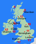 Forecast Fri Apr 26 United Kingdom
