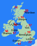 Forecast Sun May 25 United Kingdom