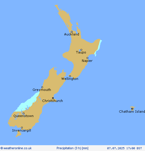 Precipitation (3 h) Forecast maps
